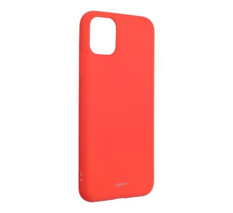 Roar Colorful Jelly Case -  iPhone 11 Pro Max  oranžovoružový