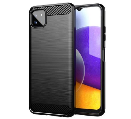 Forcell CARBON Case  Samsung Galaxy A22 5G čierny