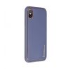 Forcell LEATHER Case  iPhone X modrý