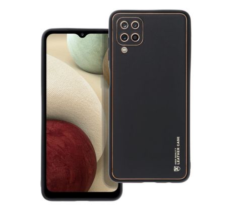 Forcell LEATHER Case  Samsung Galaxy A12 čierny