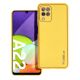 Forcell LEATHER Case  Samsung Galaxy A22 4G žltý