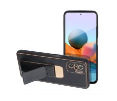 Forcell LEATHER Case Kickstand  Xiaomi Redmi Note 10 / 10S čierny
