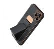 Forcell LEATHER Case Kickstand  iPhone 13 Pro Max  čierny
