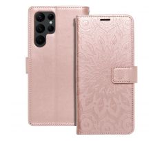 Forcell MEZZO Book   Samsung Galaxy S22 Ultra mandala ružový