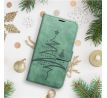 Forcell MEZZO Book   iPhone 13 Pro (vianočný zelený strom)