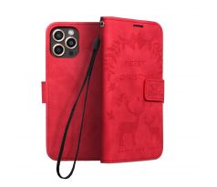 Forcell MEZZO Book   Samsung Galaxy A32 5 reindeers červený