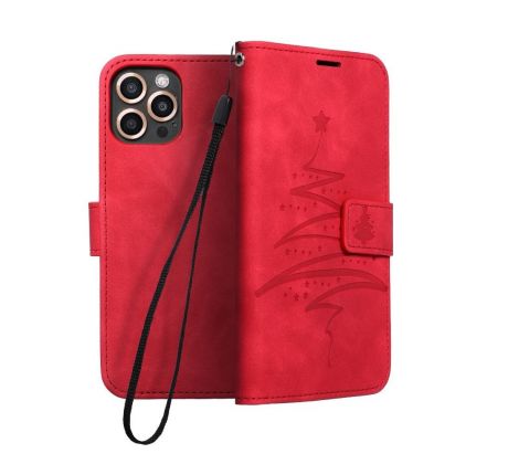 Forcell MEZZO Book   Xiaomi Redmi Note 10 Pro (vianočný strom červený)