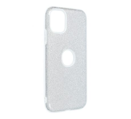 Forcell SHINING Case  iPhone 11  strieborný