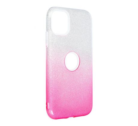 Forcell SHINING Case  iPhone 11  priesvitný/ružový