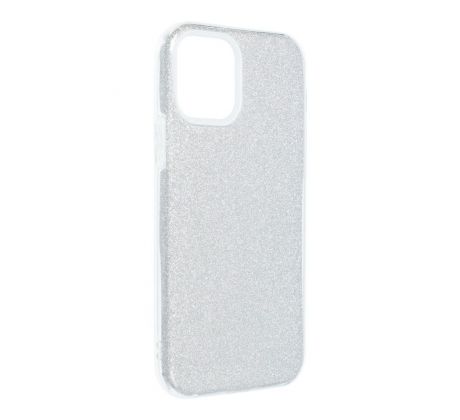 Forcell SHINING Case  iPhone 12 / 12 Pro strieborný