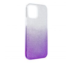 Forcell SHINING Case  iPhone 12 / 12 Pro priesvitný/fialový