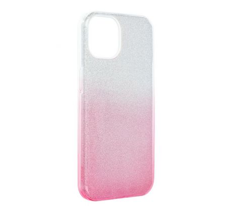 Forcell SHINING Case  iPhone 13 priesvitný/ružový