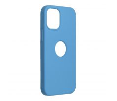 Forcell Silicone Case  iPhone 12 mini tmavomodrý (with hole)