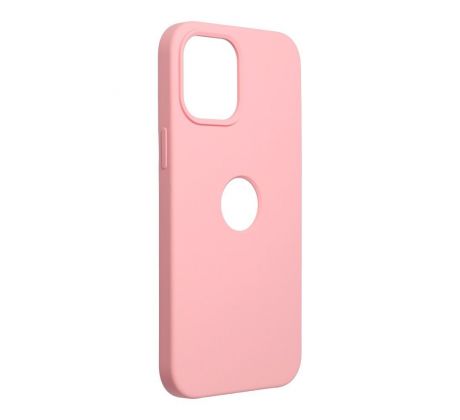 Forcell Silicone Case  iPhone 12 Pro Max ružový (with hole)