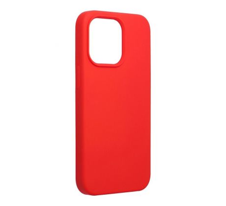 Forcell Silicone Case  iPhone 13 Pro červený (without hole)