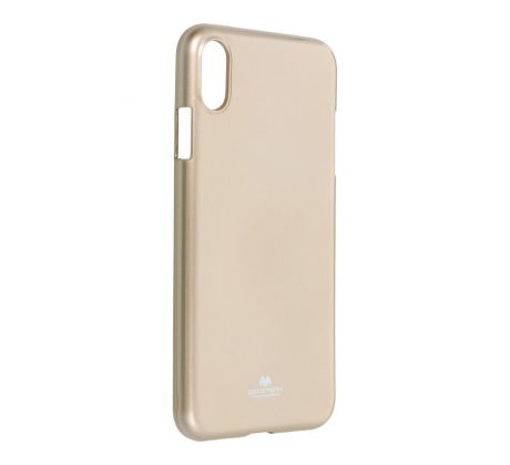 Jelly Case Mercury  iPhone XS Max - zlatý