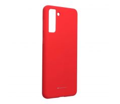 Mercury Silicone   Samsung Galaxy S21 Plus červený