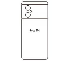 Hydrogel -  matná zadná ochranná fólia - Xiaomi Poco M4 5G