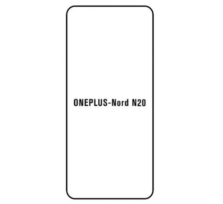 Hydrogel - ochranná fólia - OnePlus Nord N20 5G - typ výrezu 2