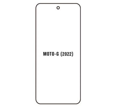 Hydrogel - matná ochranná fólia - Motorola Moto G (2022)