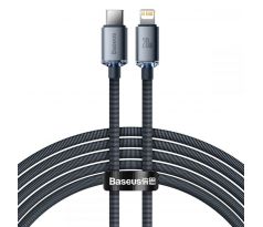 BASEUS CRYSTAL SHINE TYPE-C TO LIGHTNING CABLE PD20W 200CM BLACK
