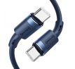 KÁBEL JOYROOM S-1230N9 TYPE-C TO TYPE-C CABLE PD60W/3A 120CM BLUE