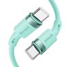 KÁBEL JOYROOM S-1830N9 TYPE-C TO TYPE-C CABLE PD60W/3A 180CM GREEN