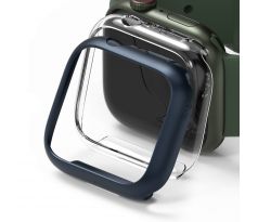 OCHRANA DISPLEJA HODINIEK RINGKE SLIM 2-PACK APPLE WATCH 7/8 (45 MM) CLEAR & METALLIC BLUE