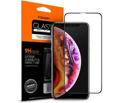 OCHRANNÉ TVRDENÉ SKLO SPIGEN GLASS FC iPhone X / XS / 11 PRO BLACK