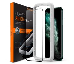 OCHRANNÉ TVRDENÉ SKLO SPIGEN ALM GLASS FC iPhone 11 Pro Max BLACK