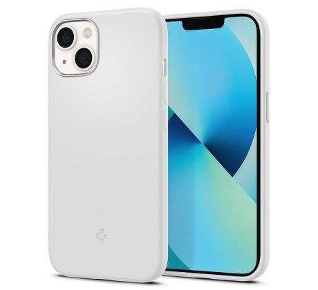 KRYT SPIGEN SILICONE FIT iPhone 13 mini WHITE