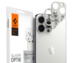 OCHRANNÉ SKLO ZADNEJ KAMERY  SPIGEN OPTIK.TR CAMERA PROTECTOR 2-PACK iPhone 13 Pro / 13 Pro Max SILVER
