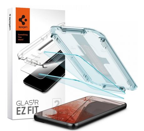 OCHRANNÉ TVRDENÉ SKLO SPIGEN GLAS.TR ”EZ FIT” 2-PACK SAMSUNG GALAXY S22