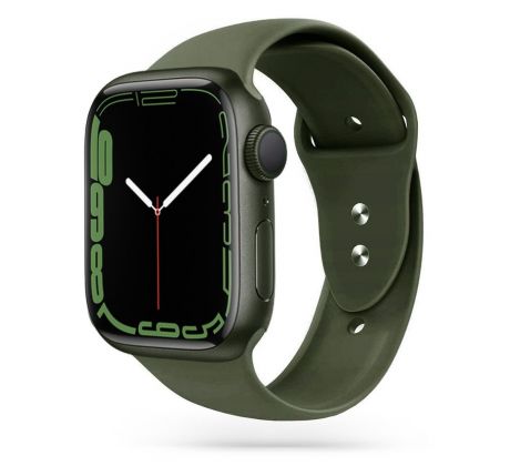 REMIENOK TECH-PROTECT ICONBAND APPLE WATCH 4 / 5 / 6 / 7 / 8 / 9 / SE (38 / 40 / 41 MM) ARMY GREEN