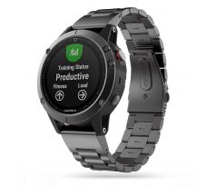 REMIENOK TECH-PROTECT STAINLESS GARMIN FENIX 5 / 6 / 6 PRO / 7 BLACK