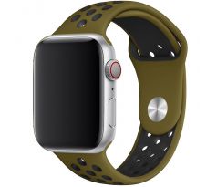 Remienok pre Apple Watch (38/40/41mm) Sport, olive-flak  (veľkosť S)