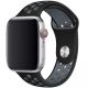 Remienok pre Apple Watch (38/40/41mm) Sport, black-grey (veľkosť S)