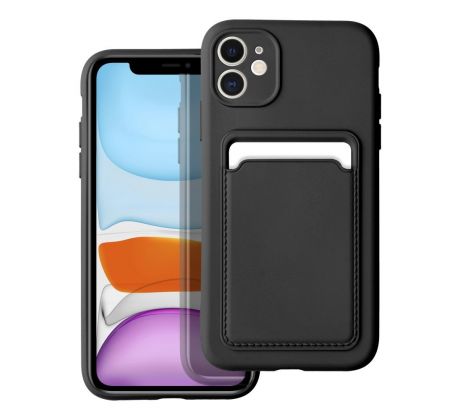 Forcell CARD Case  iPhone 11 čierny