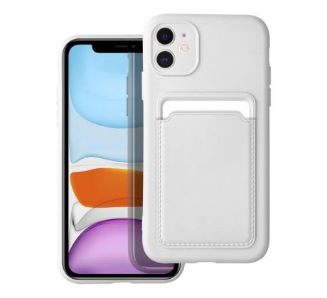 Forcell CARD Case  iPhone 11 biely