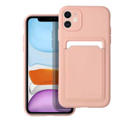 Forcell CARD Case  iPhone 11 ružový