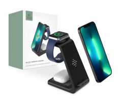 BEZDRÔTOVÁ NABÍJAČKA TECH-PROTECT A8 3IN1 WIRELESS CHARGER BLACK