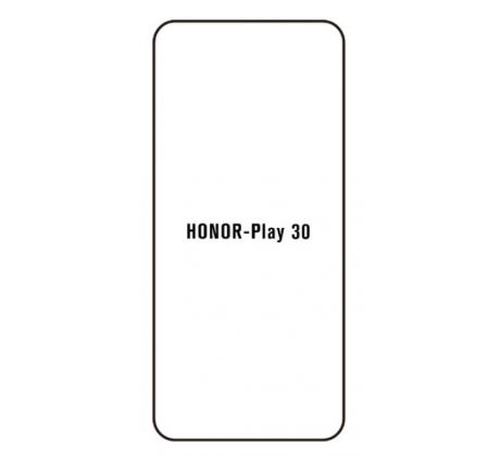 Hydrogel - ochranná fólia - Huawei Honor Play 30 