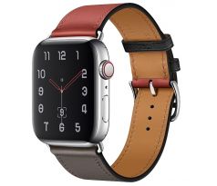 Kožený remienok pre Apple Watch (42/44/45mm) Red Etain