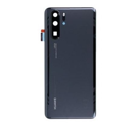 Huawei P30 Pro - Zadný kryt - čierny - so sklíčkom zadnej kamery (náhradný diel)