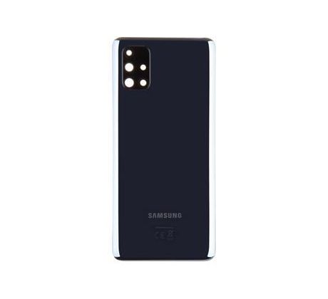 Samsung Galaxy M51 - Zadný kryt - čierny so sklíčkom kamery (náhradný diel) 
