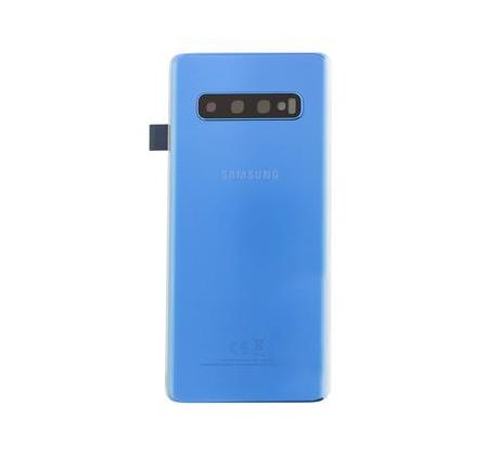 Samsung Galaxy S10 - Zadný kryt so sklíčkom zadnej kamery - modrý (náhradný diel)