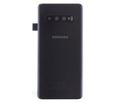 Samsung Galaxy S10 - Zadný kryt so sklíčkom zadnej kamery - čierny  (náhradný diel)