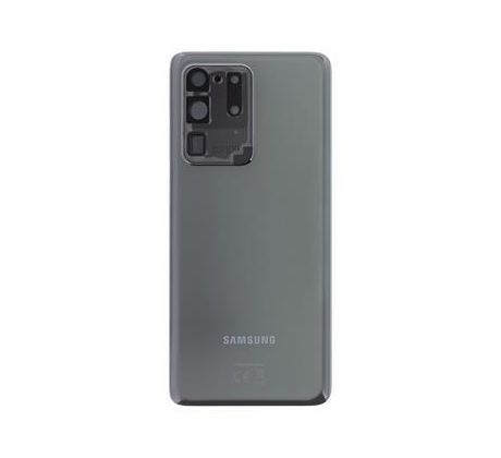 Samsung Galaxy S20 Ultra - Zadný kryt so sklíčkom kamery - Cosmic Grey  (náhradný diel)