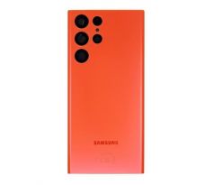 Samsung Galaxy S22 Ultra - Zadný náhradný kryt baterie - Red (náhradný diel)