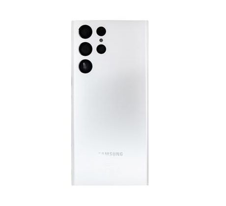 Samsung Galaxy S22 Ultra - Zadný náhradný kryt baterie - White (náhradný diel)